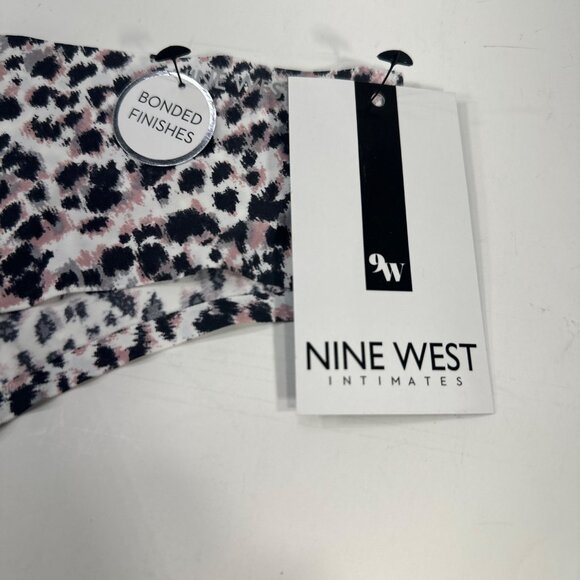 Nine West Women's Size Large Panty Brief Hi Cut Leopard Print New With Tags - Picture 3 of 9